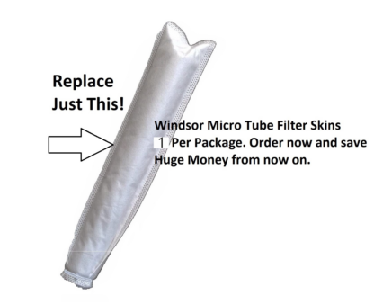 Windsor Sensor Micro Tube Filter 5301ER Skins with Wire Ties (Sold Each Filter)