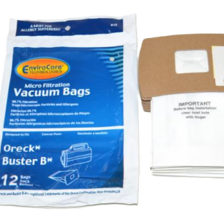 Oreck Buster B Vacuum Bags Micro Filtration By EnviroCare