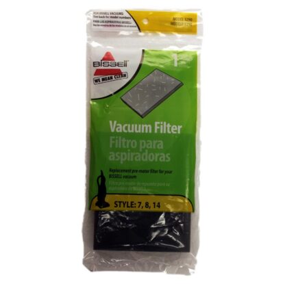 Onlinevacshop.com makes it quick and easy to place your Bissell vacuum cleaner parts order online and save both time and money.Bissell vacuum filter