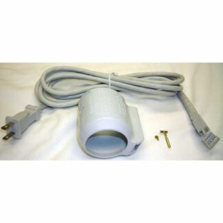 Central vacuum repair kit corded wall end 8' cord & cuff gray