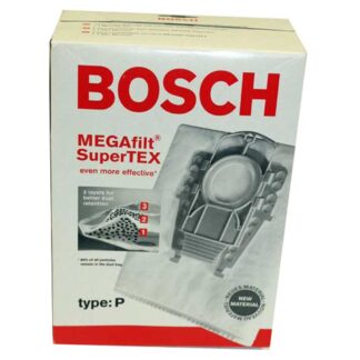 Bosch Type P MegaFilt Vacuum Bags 5 Pack 462586