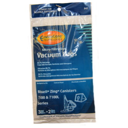 Onlinevacshop.com makes it quick and easy to place your Bissell vacuum cleaner parts order online and save both time and money.Bissell Vacuum Replacement Zing Bag BR-1402