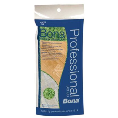 Bona pad pro cleaning microfiber nubby 15 green