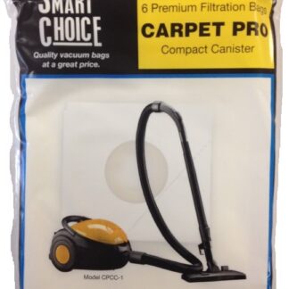 Carpet Pro Canister 6 Pk Paper Bag CC-6