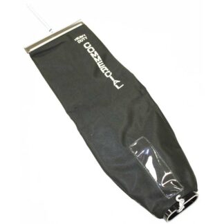 Eureka vacuum cloth bag-2-way paper or dump w/latch cplg blk 25544-19