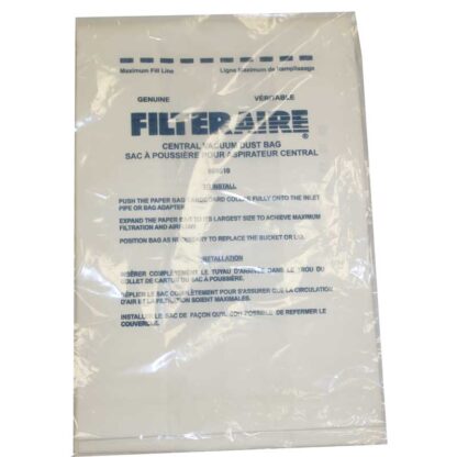 Eureka vacuum paper bag-beam filteraire cv1800 central vac 3p 54585