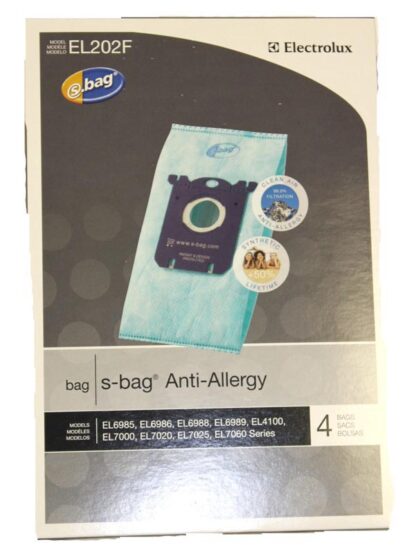 Eureka vacuum paper bag-style s h10 anti-allergy 4pk EL202F-4