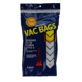 Eureka Bravo/Powerline Style U Vacuum Bags By DVC 9pk