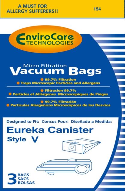 Eureka Style V Vacuum Bags