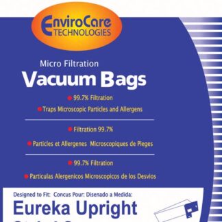 Eureka LS Vacuum Bags Micro Filtration By EnviroCare