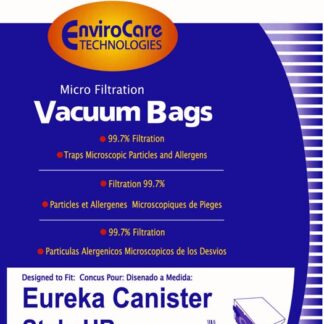 Eureka UB Vacuum Bags Micro Filtration By EnviroCare