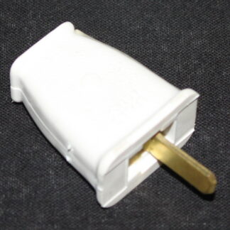 Plug-Male 2 Wire White