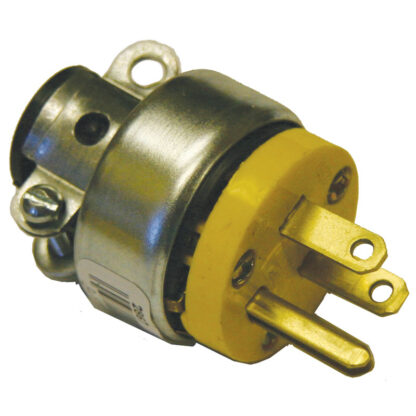 3-Wire Male Plug Metal Shielded