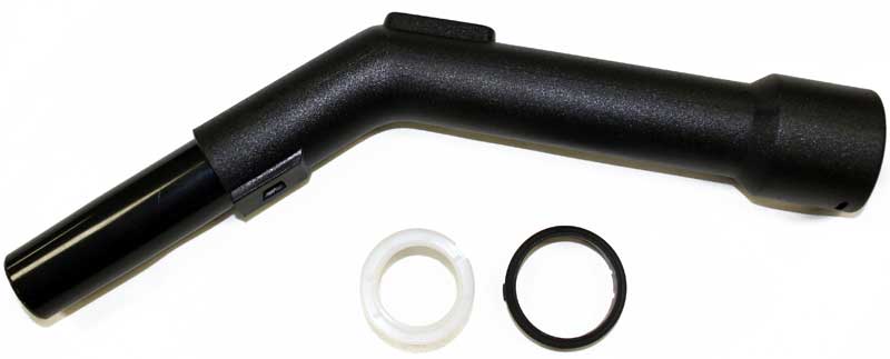 Wand-Curved With Swivel & Bleeder Valve Plastic Blk