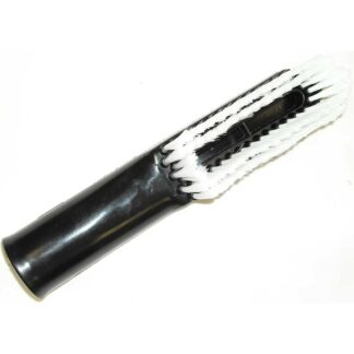 Dust Brush-Long Black With White Bristles 5 Inch 32mm