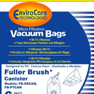Fuller Brush Vacuum paper bag 6pk 848