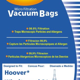 Hoover W2 Micro Filtration Vacuum Bags By EnviroCare