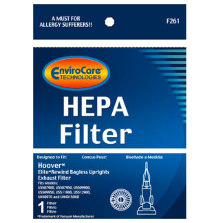 Hoover WindTunnel Canister Exhaust Filter By EnviroCare