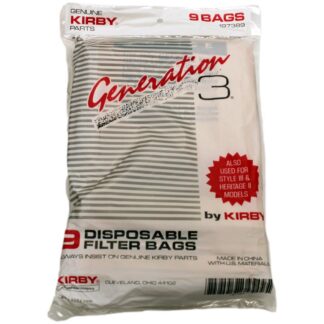 Kirby G3 Style 3 Vacuum Bags 9 Pack 197389A