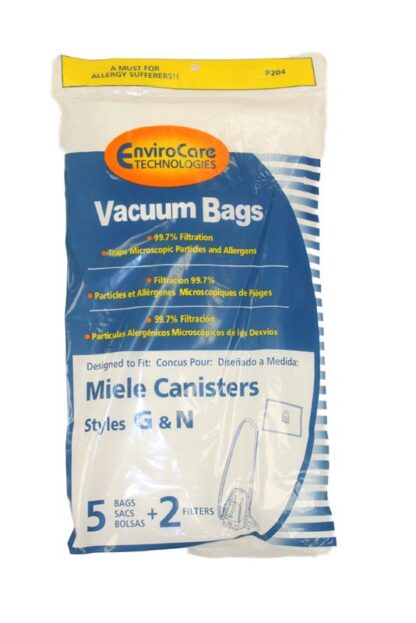 Miele G and N Vacuum Bags By EnviroCare