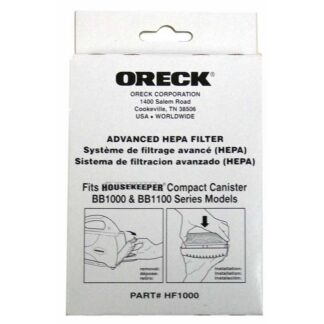 Oreck Exhaust Vacuum HEPA Filter
