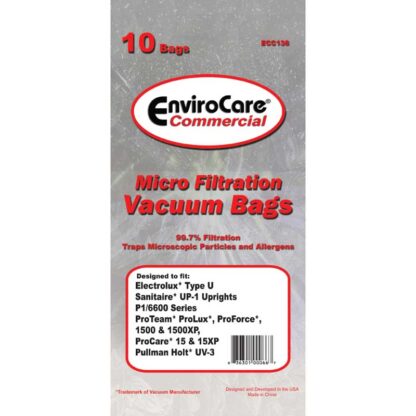 ProTeam 15/15XP Vacuum Bags By EnviroCare