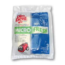 Dirt Devil Type F Micro Fresh Vacuum Bags 3pk 3300475001