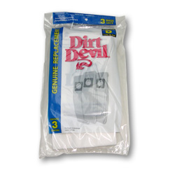 Dirt Devil Type D 3 Pack Vacuum Bags 3670147001