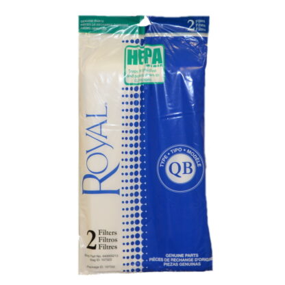 Royal Style Qb Hepa Vacuum Paper Bags 2pk AR1000