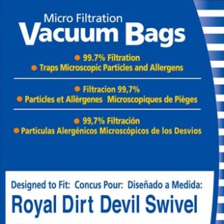 Royal Vacuum Paper Bag-Type U Microfilter Env 3pk 157
