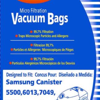 Samsung VP50 Micro Filtration Vacuum Bags By EnviroCare