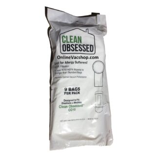 Clean Obsessed Back Pack Bags CO10BG 9 Pack