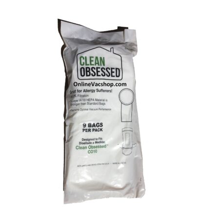 Clean Obsessed Back Pack Bags CO10BG 9 Pack