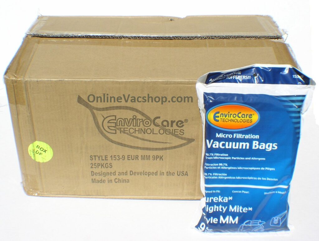 Eureka Style MM Vacuum Bags MicroFiltration 9 Pk Case of 25