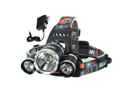 Multi function LED Headlamp with Rechargeable Batteries