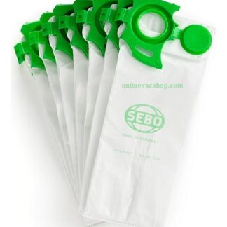 SEBO Filterbox Airbelt K Bags 8 Pack 7029ER
