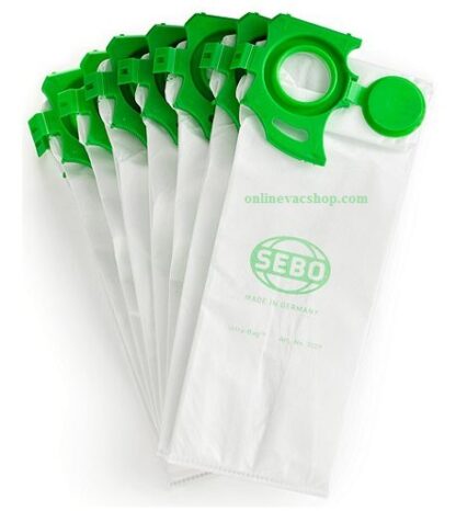 SEBO Filterbox Airbelt K Bags 8 Pack 7029ER