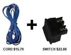 Windsor Sensor Power Cord and Switch