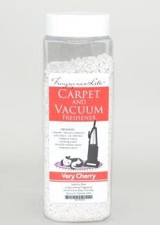 Fragrant Lite Very Cherry carpet and vacuum freshener.