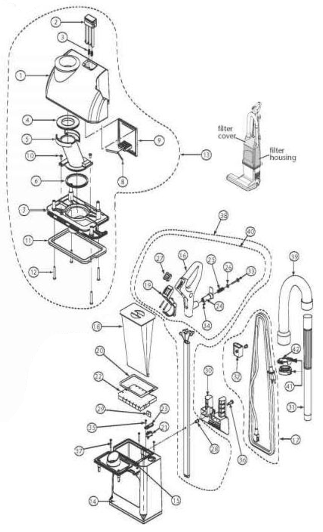 Proteam 15XP Parts Manual
