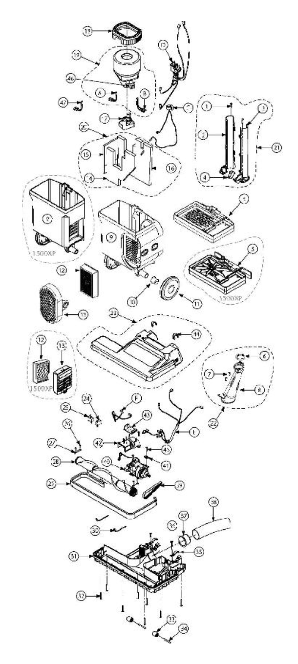 ProTeam Proforce 1500XP Parts Manual