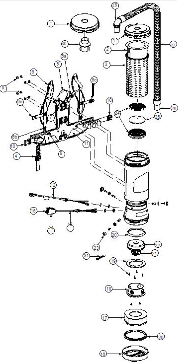 ProTeam MegaVac Parts Manual